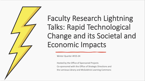 Faculty Lightning Talks - February 2024